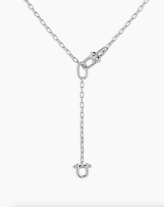 Atlas Delicate Lariat - Silver
