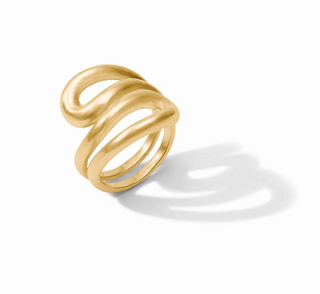 Wave Wrap Ring - Gold