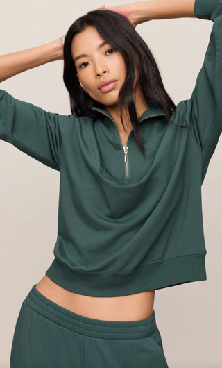 Gate Check Modal Sweatshirt - Emerald Cove