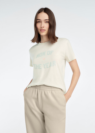 Mom of the Year Tee - Gardenia/Light Sage