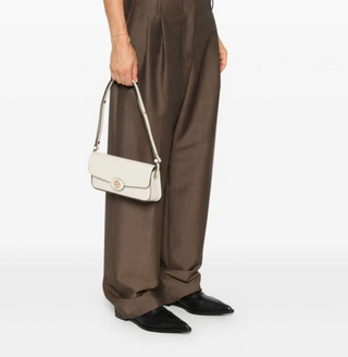Robinson Spazzolato Shoulder Bag - Shea Butter