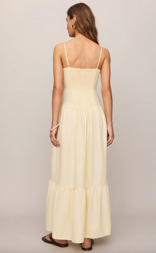 Georgie Maxi Dress - Lemon Chiffon