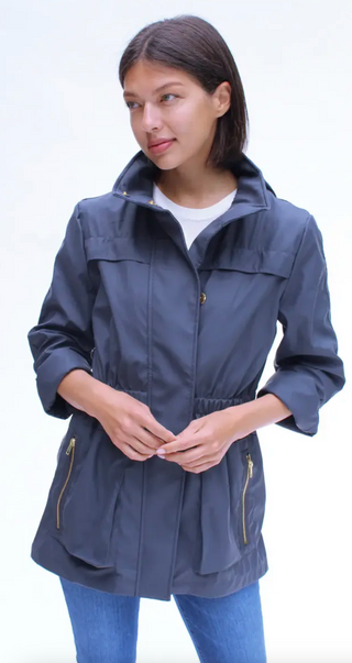 Anna 100% Water Proof Jacket - Navy