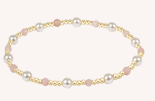 Pearl Sincerity 4MM Gem Bracelet - Pink Opal