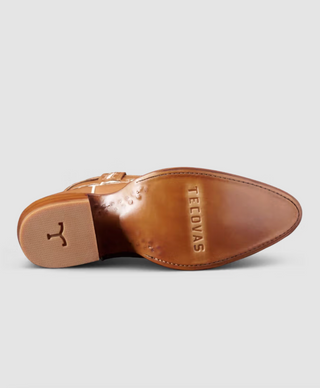 The Jolene - Caramel/Bone - Cowhide
