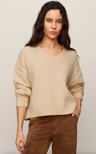 Bolton Boucle Sweater - Chalk