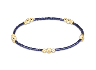 hope purpose gold bracelet - navy
