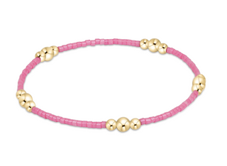 Hope Purpose Gold Bracelet - Bubblegum