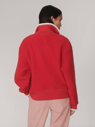 Anika Half Zip Fleece - Pink Begonia
