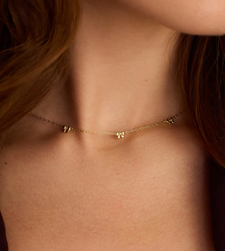 Mini Bow Necklace - Gold