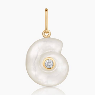 Nautilus Mother of Pearl Charm
