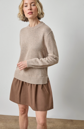 Short Combo Sweater Dress - Birch