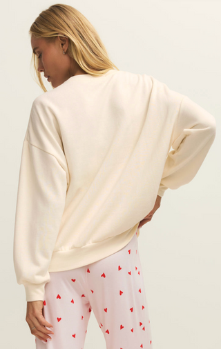 Oversized Lover Sweatshirt - Vanilla Ice