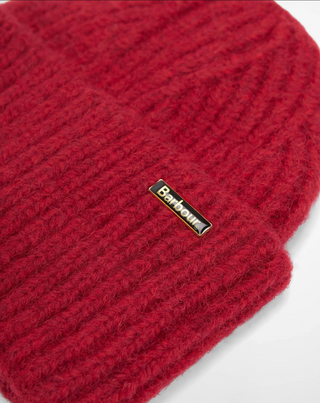 Barbour Meryl Beanie Hat - Cranberry