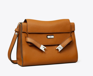 Lee Radziwill Pebble Shoulder Bag - Bourbon
