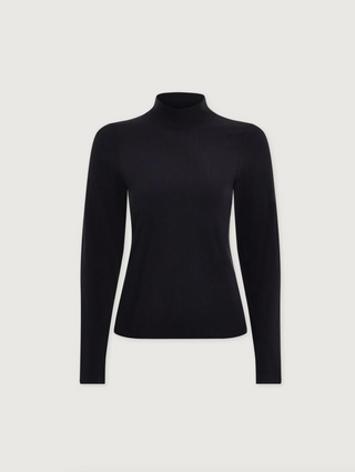 Astrid Fitted Long Sleeve Tee 2.0 - Black