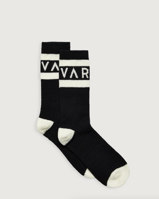 Spencer Sock - Black / Egret