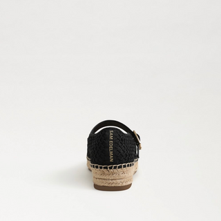 Mackie Mesh Mary Jane Espadrille - Black Mesh