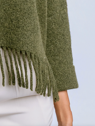 Sachi Aja Sweater - Olive Jade