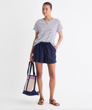 Jersey Tee - B.Stripe-White Navy