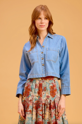 Megs Top - Denim