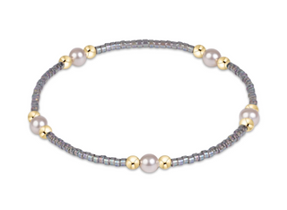 hope purpose pearl bracelet - morning mist