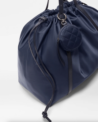 Large Waverly Tote-Navy