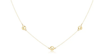 17" Choker Simplicity Chain Gold - Classic Gold 6mm