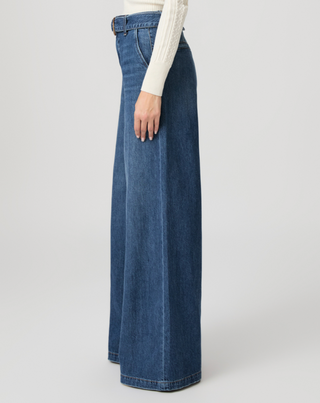 Cameron Wide Leg 33" with Self Belt Jean - Altitude