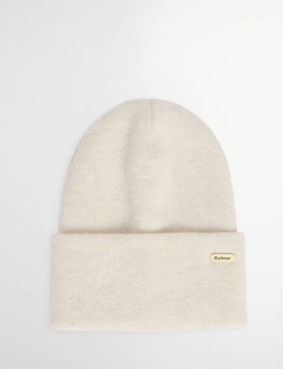 Barbour Winona Beanie & Scarf Gift Set - Eggshell