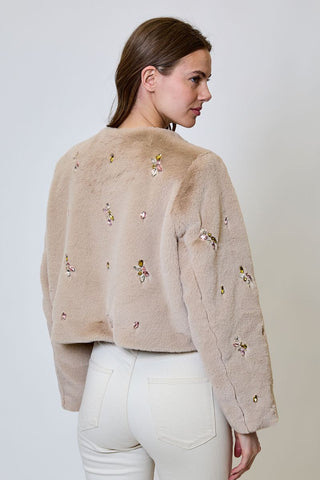 Romy Jacket - Taupe Combo