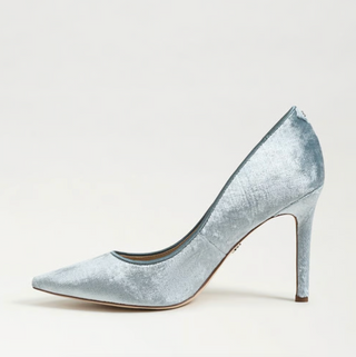 Hazel Pointed Toe Pump - Azure Blue