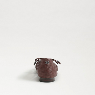 Marcie Ballet Flat - Terazzo Brown Faux Leather