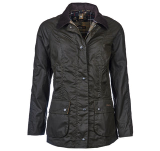 Classic Beadnell Wax Jacket - Olive