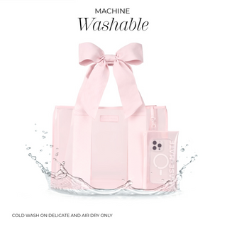 Case-Mate Ballet Pink Bow Jelly Tote Bag