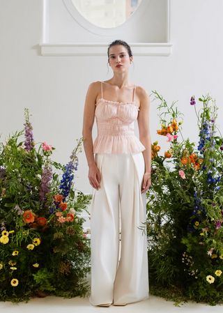 Pleats For Days Pant Petite - Ivory