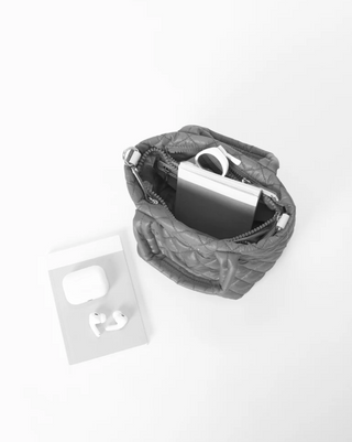 Micro Metro Tote Deluxe - Black Lacquer