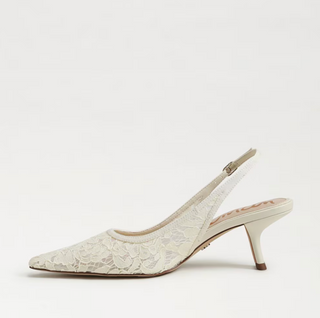 Bianka Slingback Pump - Mesh Modern Ivory