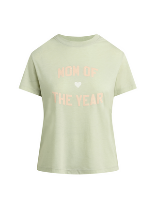 Mom of the Year Tee - Light Sage/Pale Pink