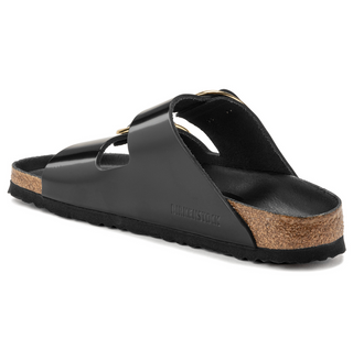 Arizona Big Buckle Natural Leather Patent - High Shine Black