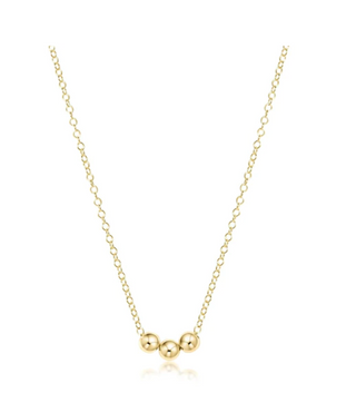16" Necklace Gold - Joy Pearl