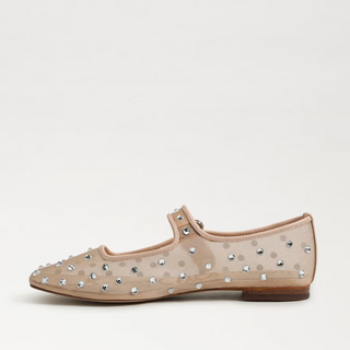 Michaela Shine Ballet Flats - Vintage Pink
