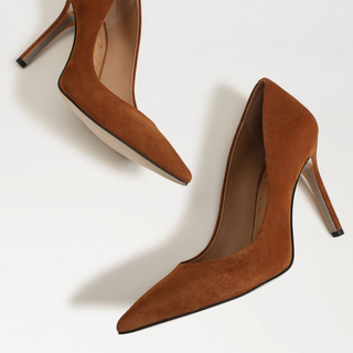 Hazel Pointed Toe Pump - Frontier Brown Suede