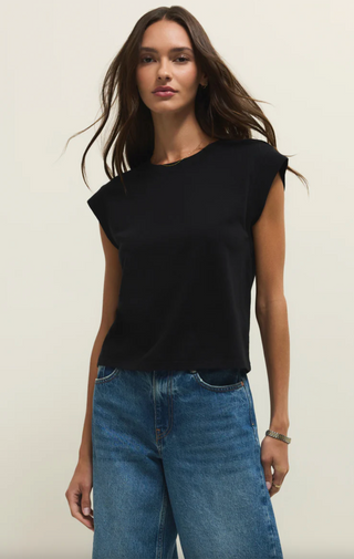 Camino Jersey Top - True Black