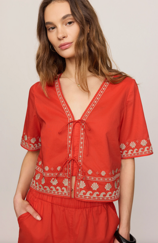 CAST OF WAVES TOP - LYCHEE