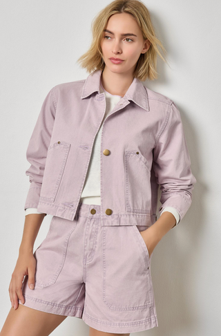 Twill Utility Jacket - Thistle