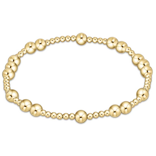 Hope Unwritten 5mm Beaded Bracelet - Gold