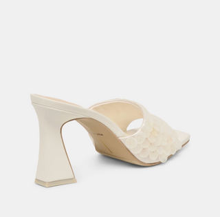 Nandy Confetti Heel - Ivory Sequin