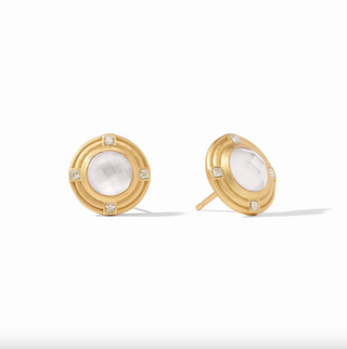 Astor Stone Stud - Iridescent Clear Crystal