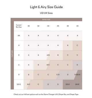 Light and Airy Luxe Adhesive Bra - Soft Tan